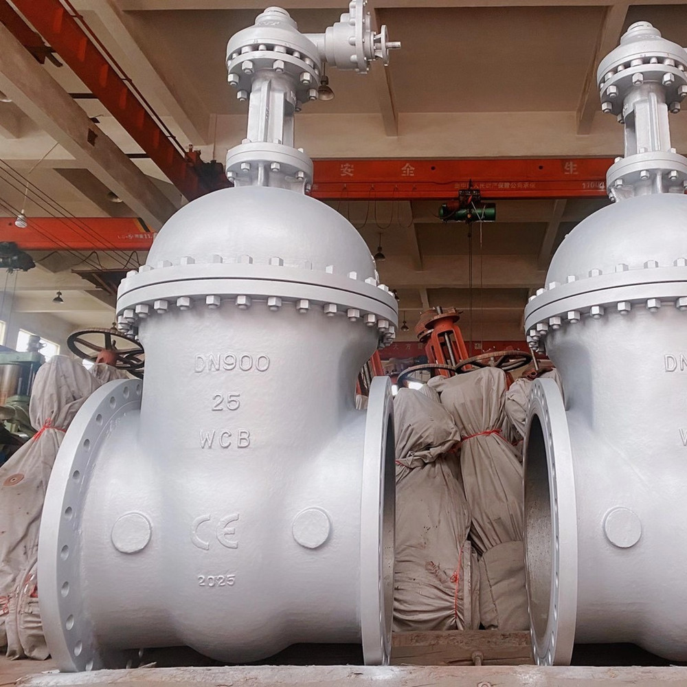 ASTM A216 WCB gate valve DN900 PN25