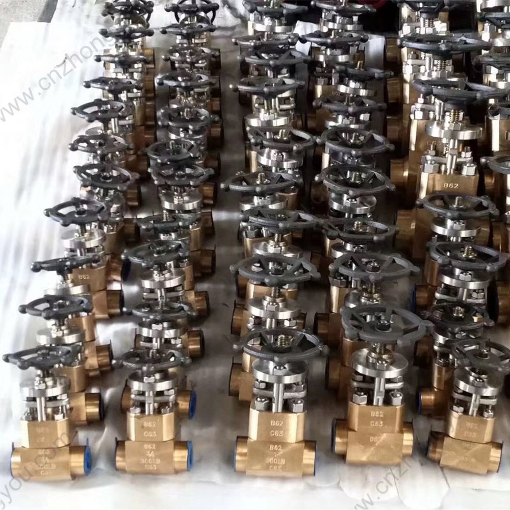 ASTM B62  gate valve 1'' 300LB