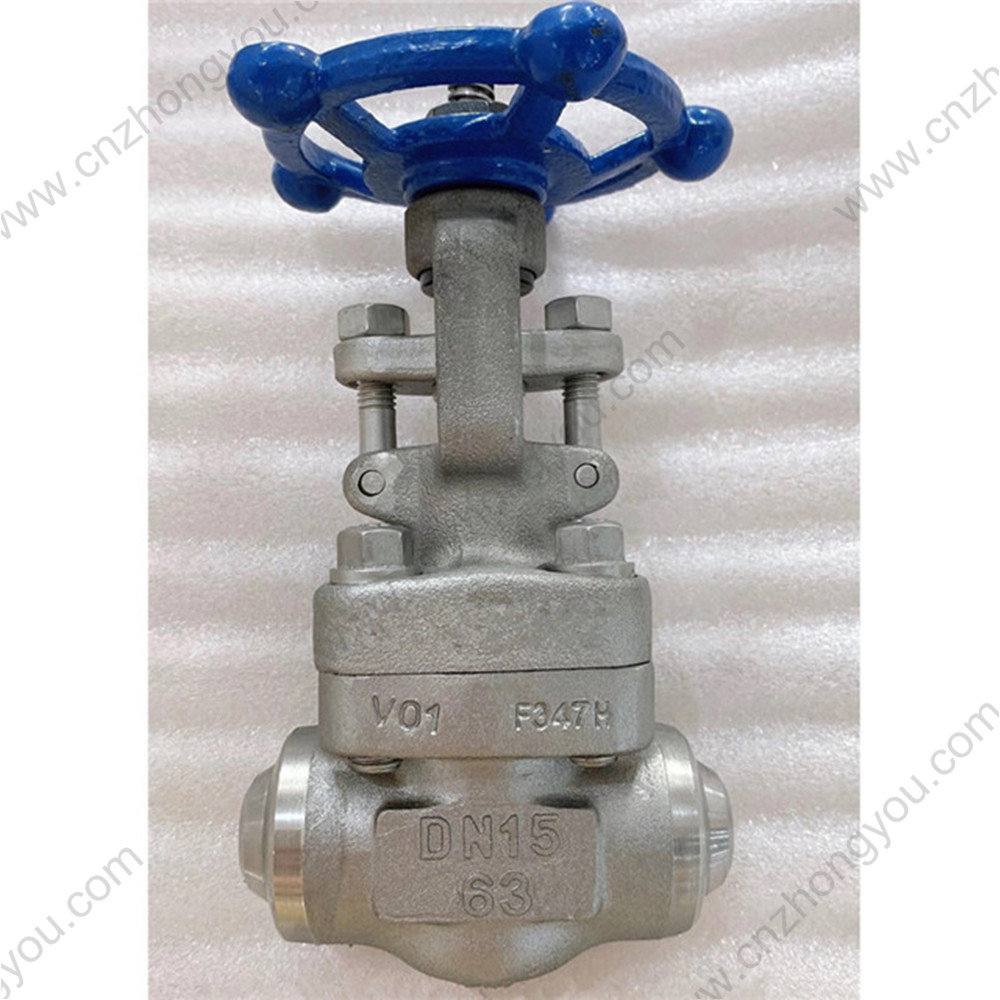 ASTM A182 F347H gate valve DN15 PN63