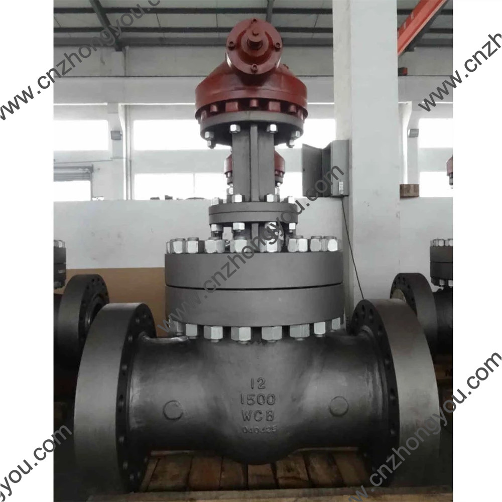 High pressure bolted bonnet  gate valve Gear box Class900 Class1500