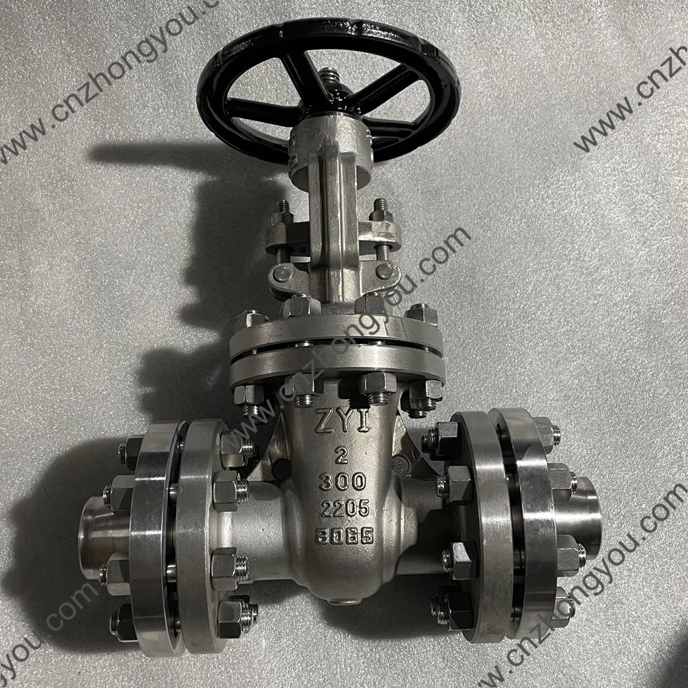 Special  material gate valve 904L and 2205  are  finished