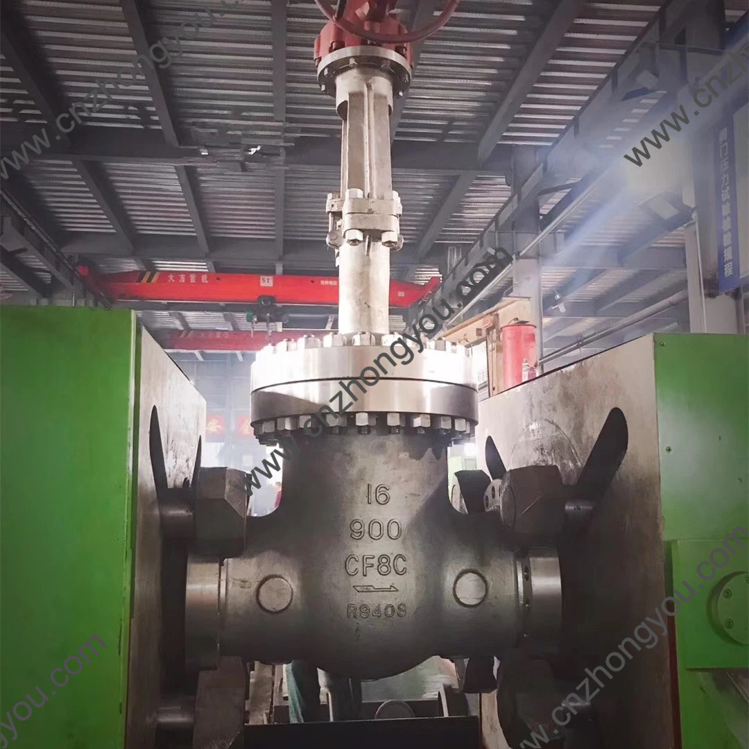 High pressure bolted bonnet  gate valve Gear box Class900 Class1500
