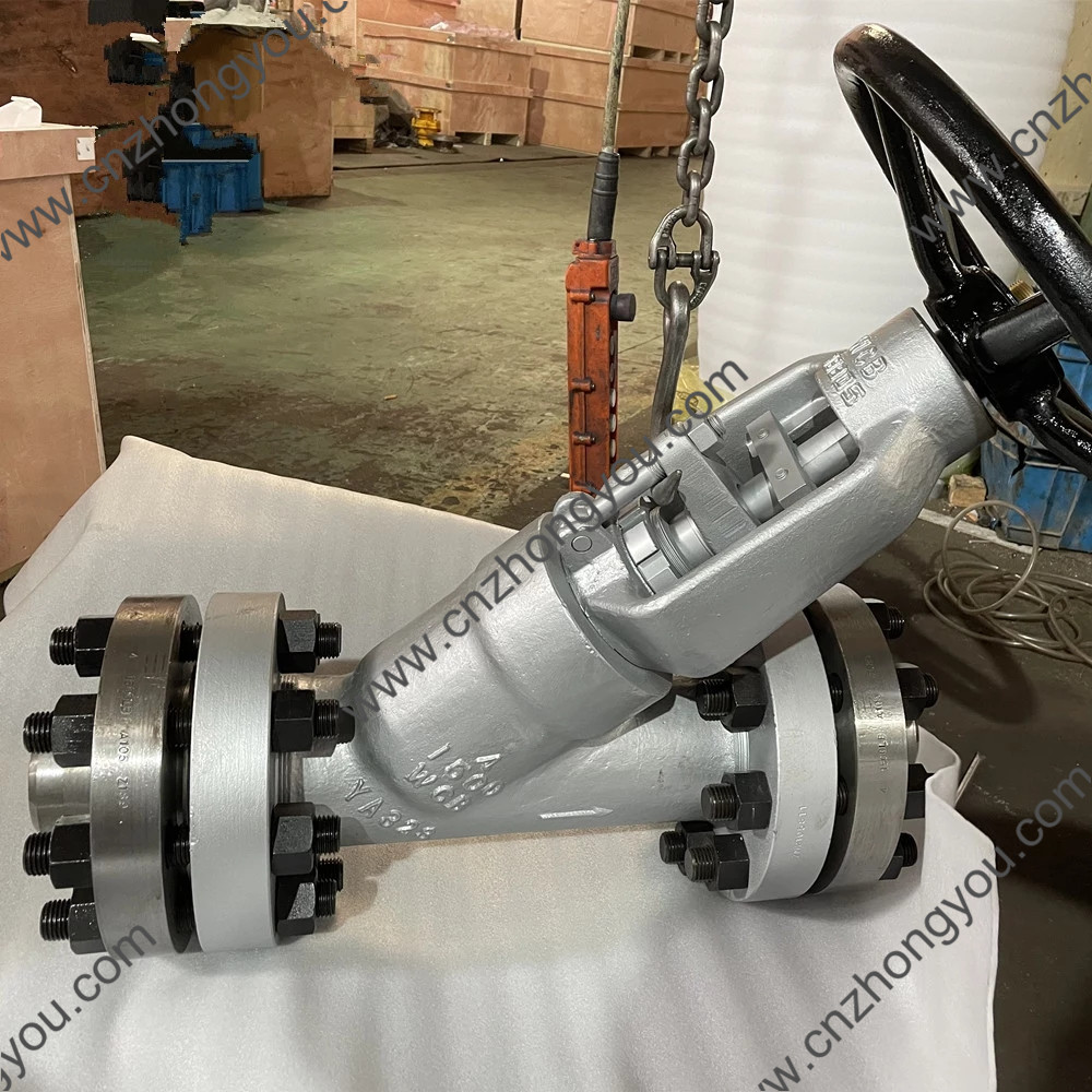 ASME B16.34 PSB Y Pattern Globe Valve CAST STEEL AND FORGE STEEL