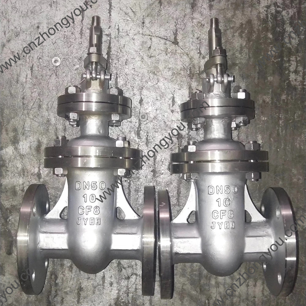 API600 Stainless steel ASTM A351 CF8 Non-rising gate valve