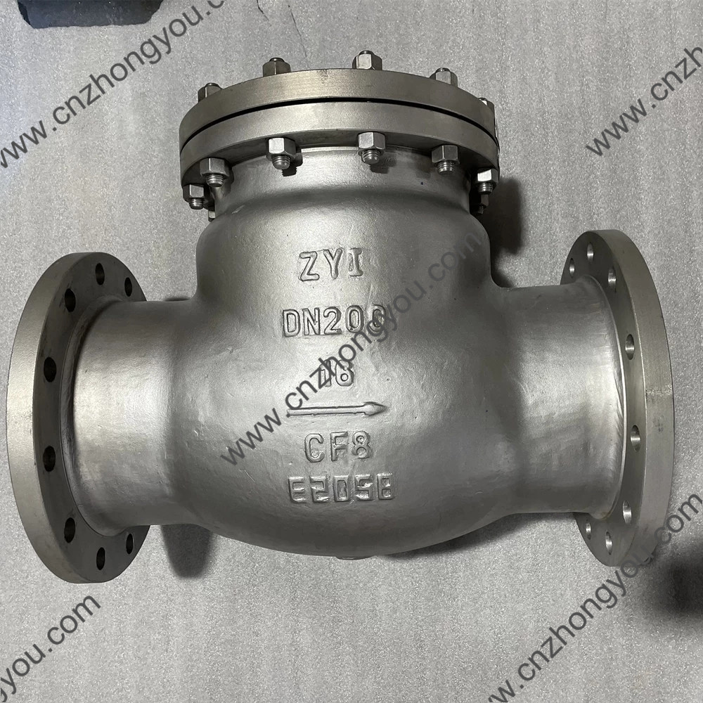 Our ZYI  swing check valve are finished