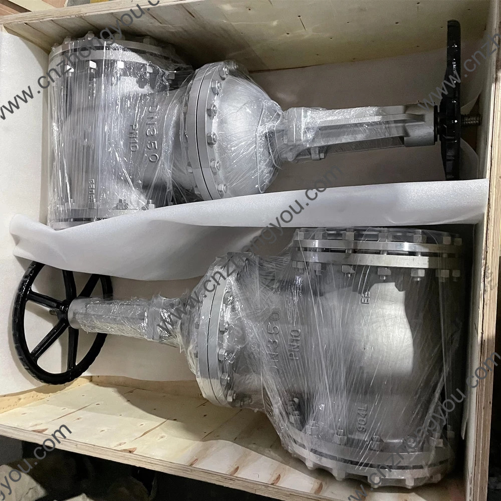 Special  material gate valve 904L and 2205  are  finished